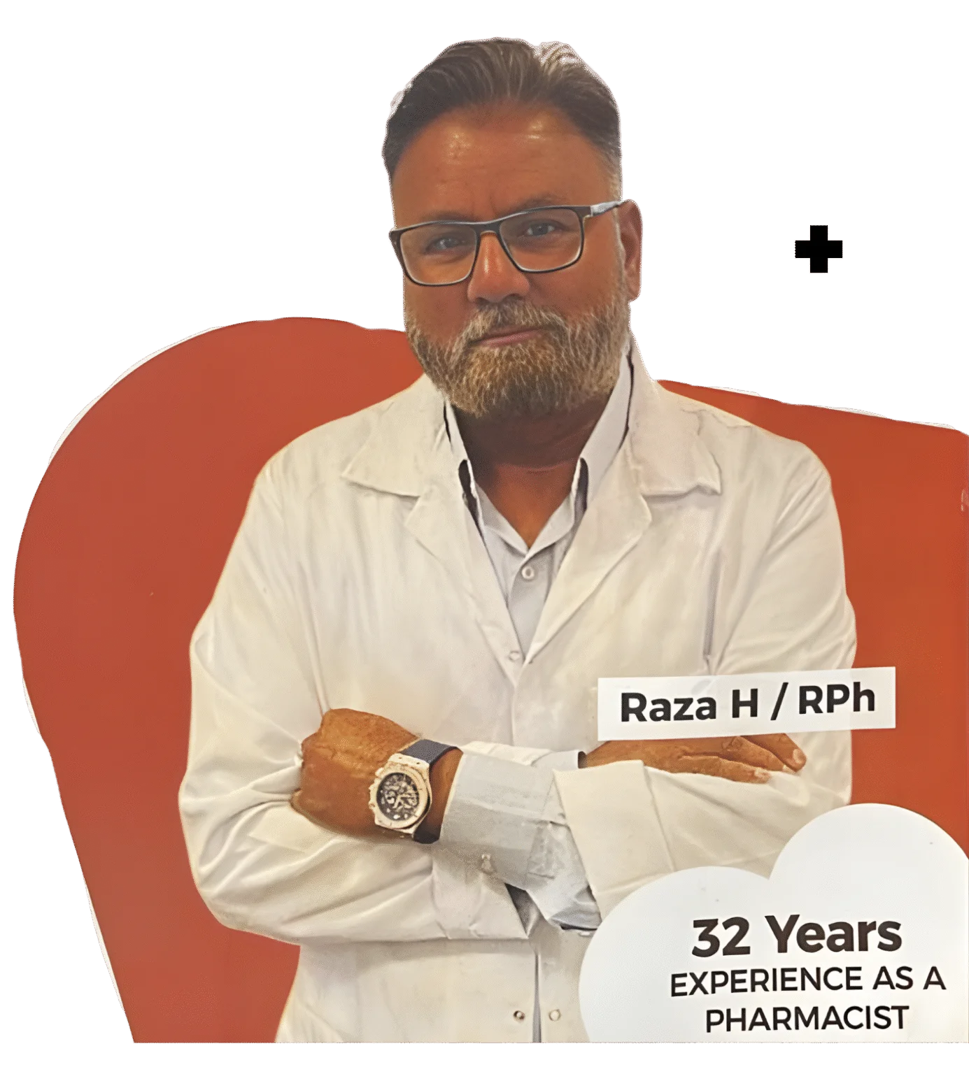 Raza Hassan, founder and head pharmacist of QRX Pharmacy